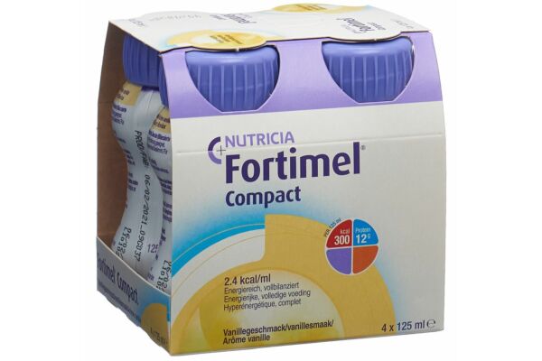 Fortimel Compact Vanille 4 Fl 125 ml