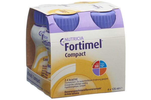 Fortimel Compact Banane 4 Fl 125 ml