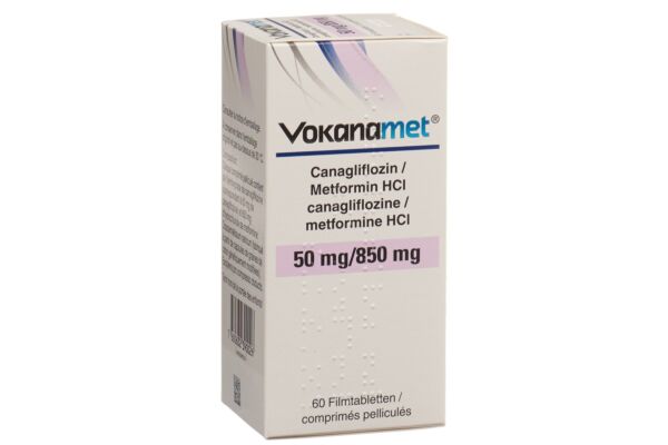 Vokanamet Filmtabl 50/850 mg Ds 60 Stk