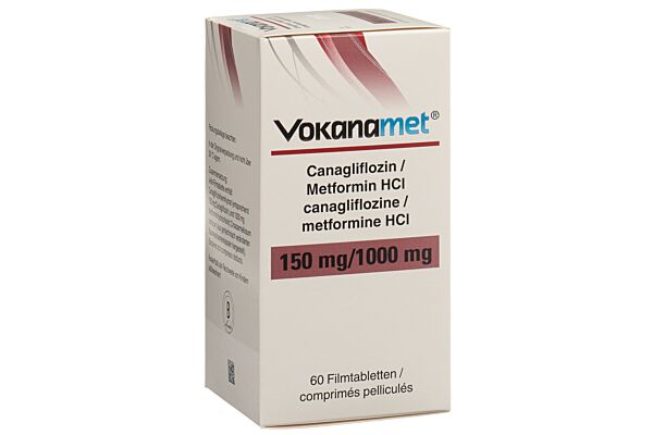 Vokanamet Filmtabl 150/1000 mg 3 Ds 60 Stk