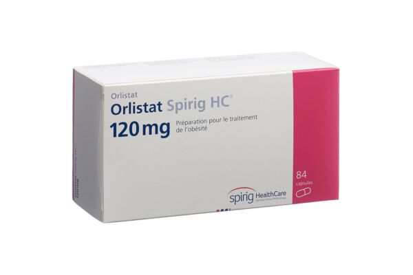 Orlistat Spirig HC caps 120 mg 84 pce
