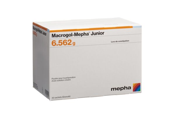 Macrogol-Mepha Junior pdr sach 30 pce