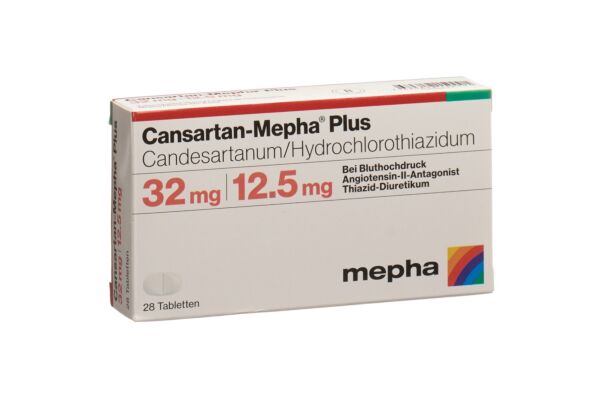 Cansartan-Mepha plus Tabl 32/12.5 28 Stk