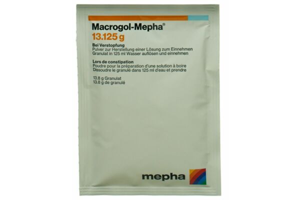 Macrogol-Mepha pdr sach 100 pce