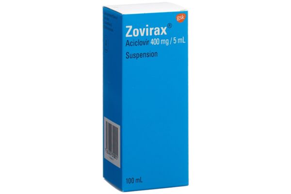 Zovirax Susp 400 mg/5ml Fl 100 ml