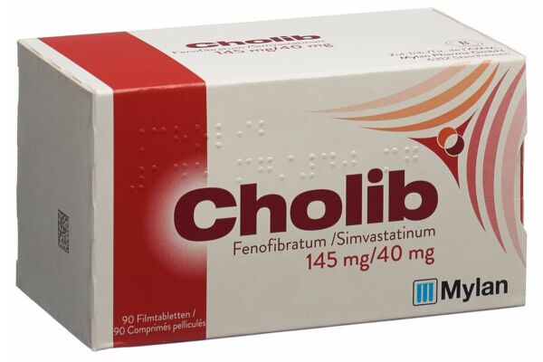 Cholib Filmtabl 145mg/40mg 90 Stk