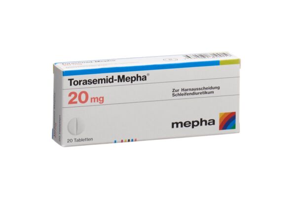 Torasemid-Mepha cpr 20 mg 20 pce