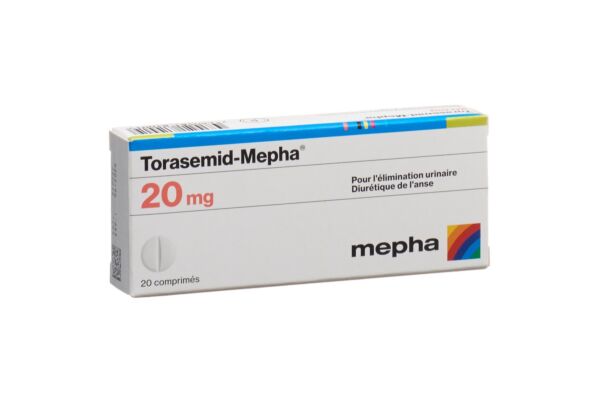 Torasemid-Mepha Tabl 20 mg 20 Stk