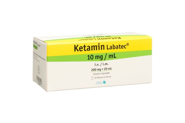 Ketamin Labatec sol inj 200 mg/20ml 10 flac 20 ml