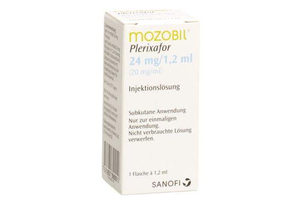 Mozobil Inj Lös 24 mg/1.2ml Durchstf 1.2 ml