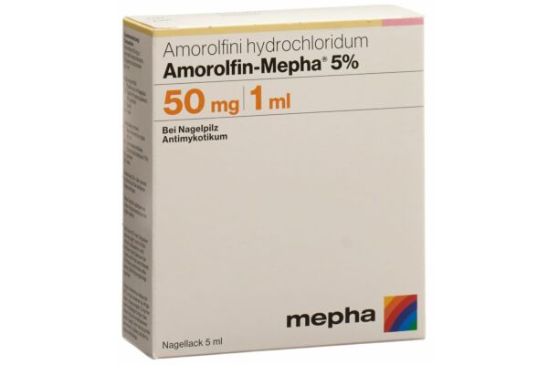 Amorolfin-Mepha vernis à ongles 5 % fl 5 ml