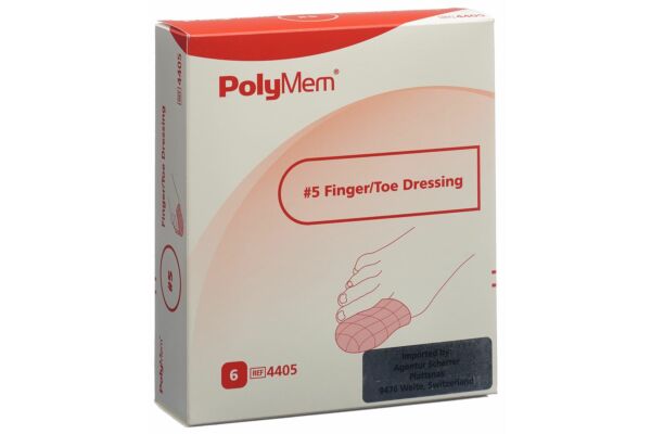 PolyMem Finger/Toe Dressing XXL 6 pce