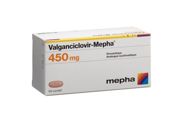 Valganciclovir-Mepha Lactab 450 mg 60 pce