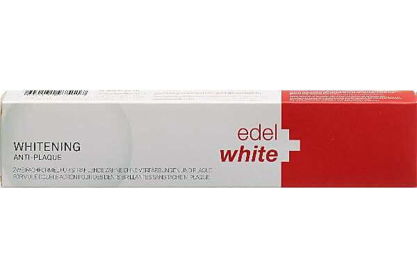 edel+white anti-plaque dentifrice blanchissant 75 ml