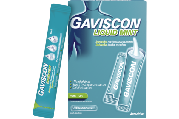 Gaviscon Liquid mint Susp in Beuteln 24 Btl 10 ml