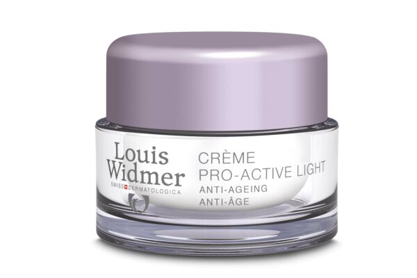 Louis Widmer crème pro active light sans parfum 50 ml