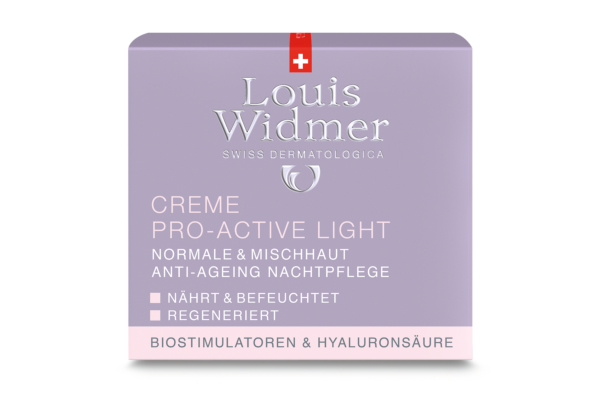 Louis Widmer Creme Pro Active Light parfumiert 50 ml
