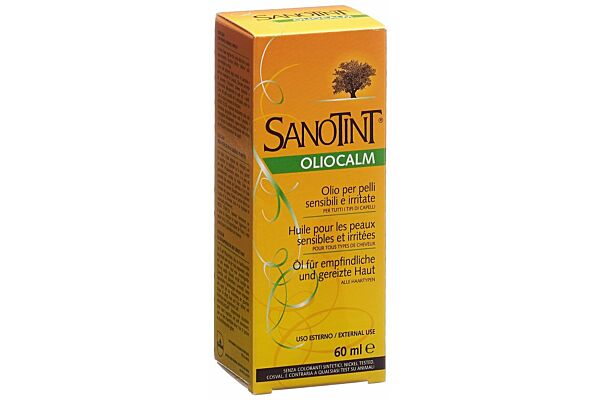 Sanotint Oliocalm huile pour les peaux sensibles et irritées 60 ml