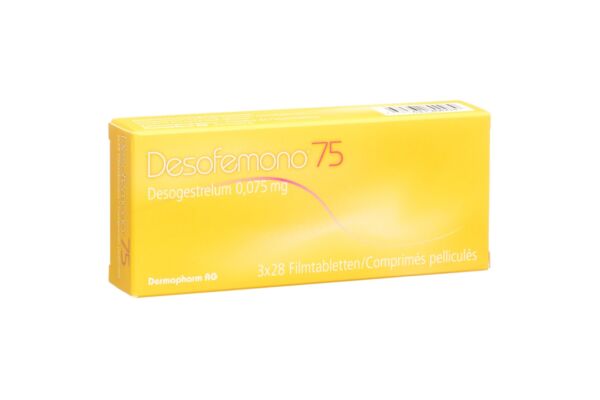 Desofemono cpr pell 0.075 mg 3 x 28 pce