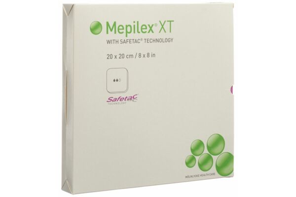 Mepilex Safetac XT 20x20cm stérile 5 pce