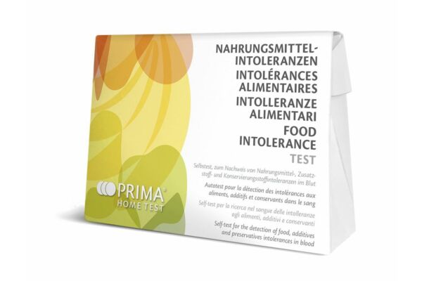 PRIMA HOME TEST Test für Nahrungsmittelintoleranzen (64 Nahrungsmittel)