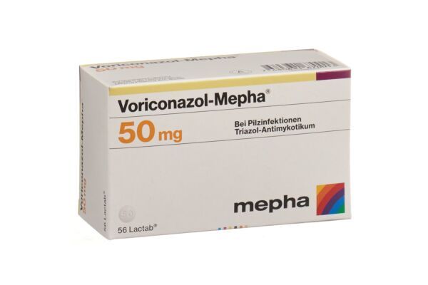 Voriconazol-Mepha Lactab 50 mg 56 pce