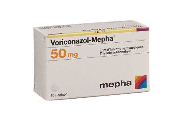 Voriconazol-Mepha Lactab 50 mg 56 Stk