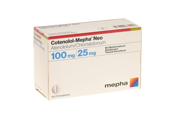 Cotenolol-Mepha Neo cpr pell 100/25 100 pce