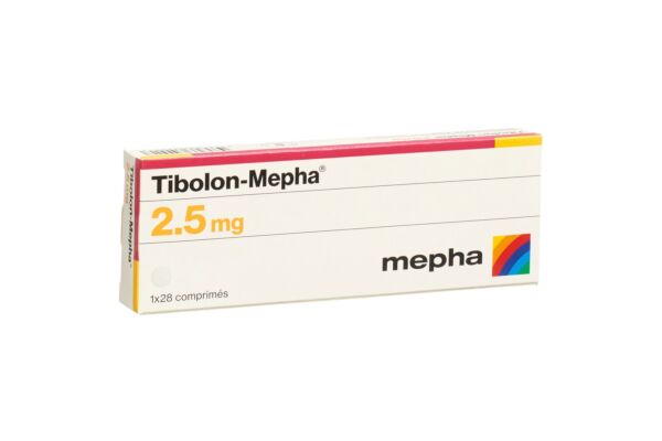 Tibolon-Mepha cpr 2.5 mg 28 pce