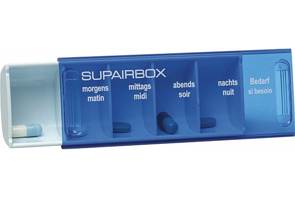 Supairbox Tagesbox deutsch/französisch pastellblau