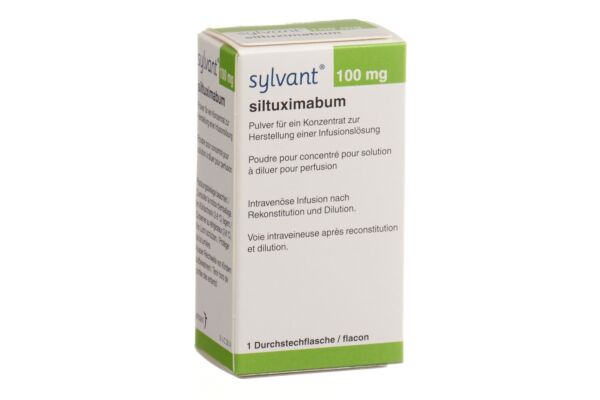 Sylvant Trockensub 100 mg Durchstf