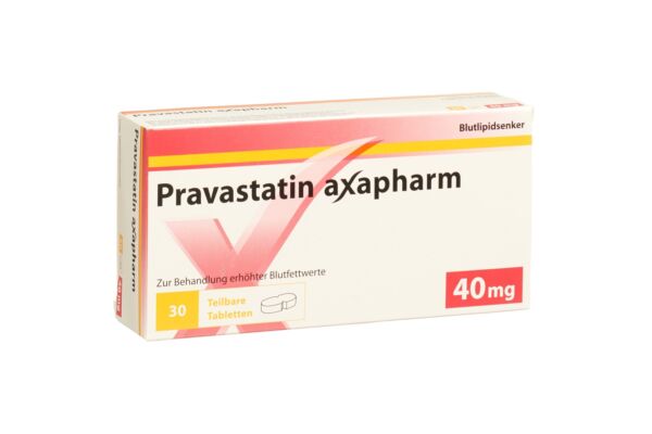 Pravastatine axapharm cpr 40 mg (sécables) 30 pce