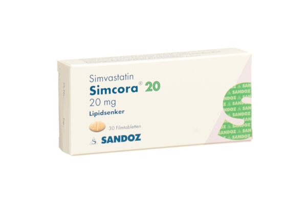 Simcora cpr pell 20 mg 30 pce