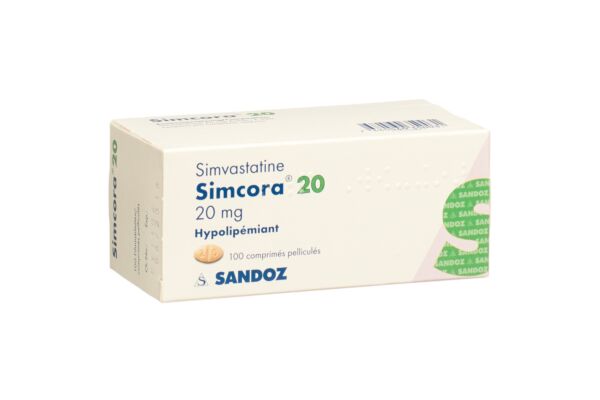 Simcora cpr pell 20 mg 100 pce