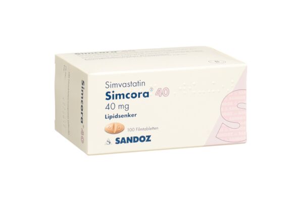 Simcora cpr pell 40 mg 100 pce