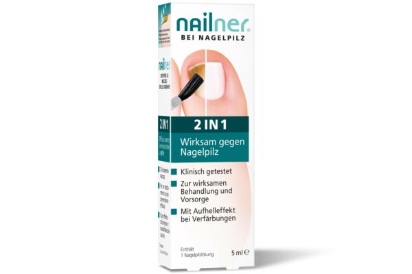 Nailner Nagelpilz-Lösung 2-in-1 5 ml
