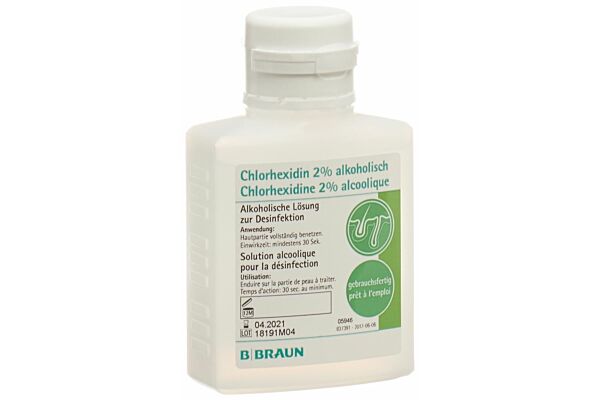 B. Braun Chlorhexidine 2 % incolore 100 ml