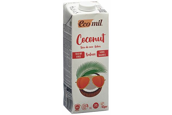 Ecomil boisson au coco sans sucre 1 lt