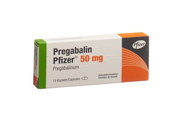 Pregabalin Pfizer caps 50 mg 14 pce