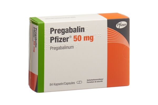 Pregabalin Pfizer caps 50 mg 84 pce