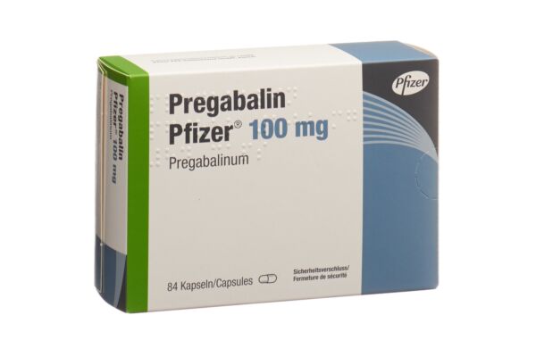 Pregabalin Pfizer caps 100 mg 84 pce