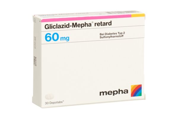 Gliclazid-Mepha retard depotabs 60 mg 30 pce