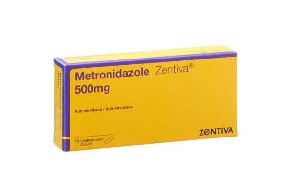 Metronidazole Zentiva Ovula 500 mg 10 Stk