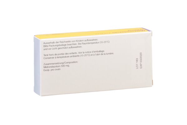 Metronidazole Zentiva Ovula 500 mg 10 Stk