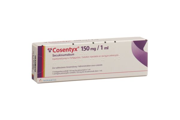 Cosentyx sol inj 150 mg/1ml ser pré