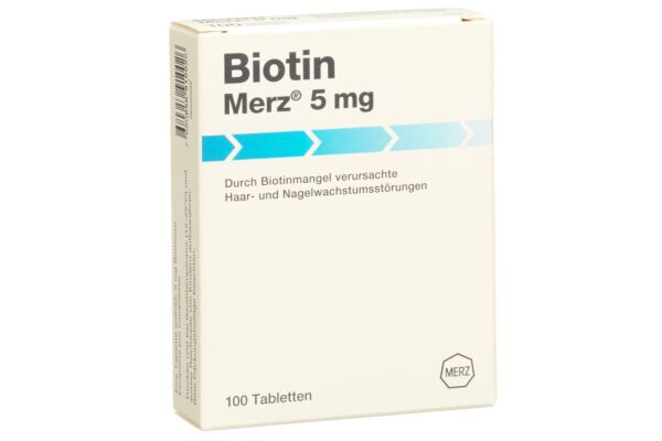 Biotin Merz Tabl 5 mg 100 Stk