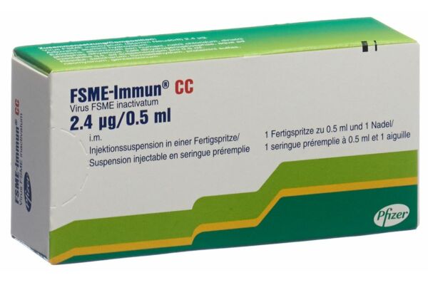 FSME-Immun CC susp inj avec aiguille séparée ser pré 0.5 ml