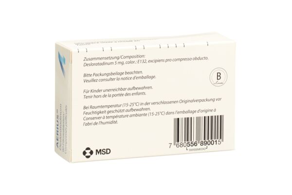 Aerius Filmtabl 5 mg 90 Stk