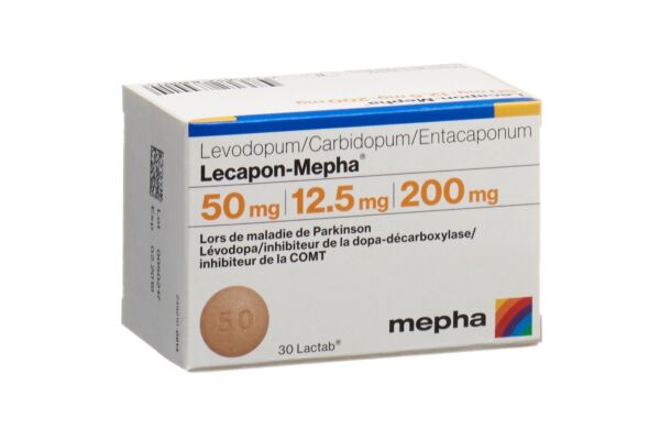 Lecapon-Mepha Lactab 50mg/12.5mg/200mg 30 Stk