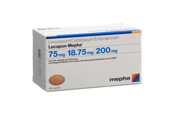Lecapon-Mepha Lactab 75mg/18.75mg/200mg 100 Stk